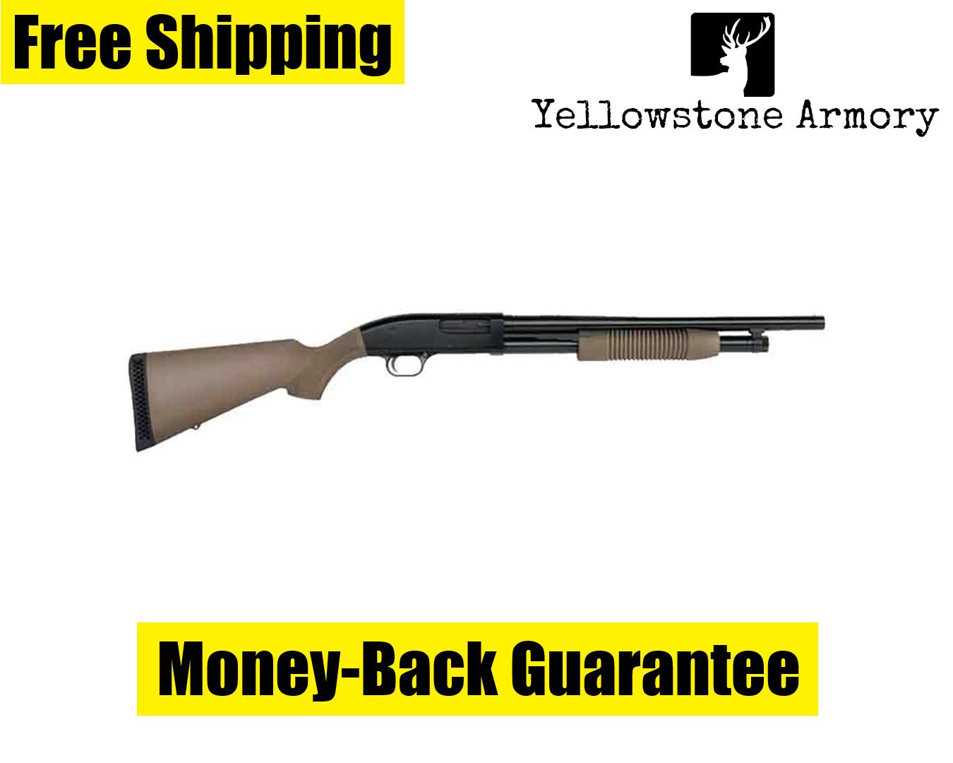 Maverick 88 Security Shotgun 12 ga. 18.5 in. Synthetic FDE 3 RH 31022-img-0