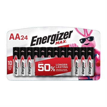 Picture of Energizer AA ALKALINE BATTERIES 24/PACK E0181900