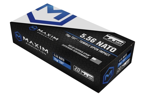Picture of MAXIM  MXM-49002  5.56 NATO  70GR TUI SBA   20/25 MXM49002
