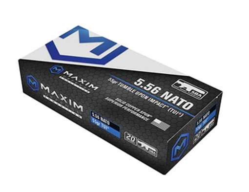 Picture of Maxim 5.56 NATO Rifle Ammo - 55 Grain MXM-49000
