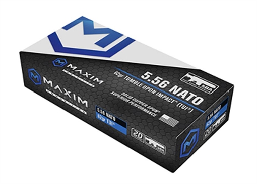 Picture of Maxim 5.56 NATO Rifle Ammo - 62 Grain MXM-49001