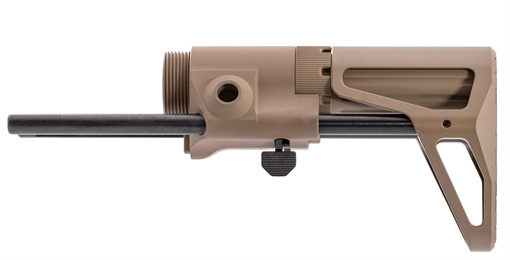 Picture of Maxim Defense CQB Gen 7 Stock For AR-15, 4 Position Collapsible, 7075 Aluminum Housing, Flat Dark Earth Mil-Spec Anodized Finish MXM47503