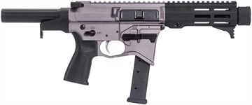 Picture of Maxim Defense CPS MD9 9mm Luger Caliber with 5.50" Barrel, Urban Grey Anodized Metal Finish, Black Maxim CQB Brace & Polymer Grip Right Hand MXM48174
