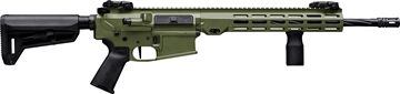 Picture of Maxim Defense MD10 L 308 Win 20+1 16" Fluted Barrel, Bazooka Green Cerakote Finish, M-LOK Handguard, Black Magpul Furniture, SL-K Stock, MVG Grip, MBUS Sights, Blackout Defense Flat Trigger MXM49684