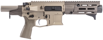 Picture of Maxim Defense Industries SPS 505 PDX, Semi-automatic Pistol, AR, 5.56NATO, 5.5" Barrel, Anodized Finish, Flat Dark Earth (Arid), M-Lok Compatible Handguard, HATEBRAKE Muzzle Brake, ALG Combat Trigger, SCW Pistol System, Manual Safety, 20 Rounds, 1 Magazine MXM-50802 MXM50802