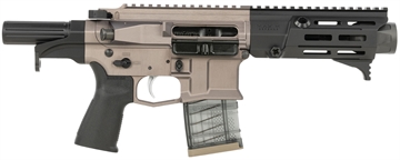 Picture of Maxim Defense Industries SPS 505 PDX, Semi-automatic Pistol, AR, 300BLK, 5.5" Barrel, Anodized Finish, Urban Gray, M-Lok Compatible Handguard, HATEBRAKE Muzzle Brake, ALG Combat Trigger, SCW Pistol System, Manual Safety, 20 Rounds, One Magazine MXM-50842 MXM50842