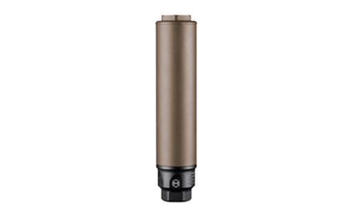 Picture of Maxim Defense Industries DS-QD 556, Suppressor, 556NATO, Stainless Steel and Titanium Construction, Cerakote Finish, Flat Dark Earth, Includes Maxim QD Mounting System MXM-49696