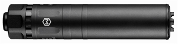 Picture of Maxim Defense Industries MS-45, Suppressor, 45 Caliber, Stainless Steel and Aluminum Construction, DLC Finish, Black, Includes .578x28 Piston MXM-48216