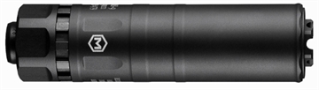 Picture of Maxim Defense Industries MS-9, Suppressor, 9MM, Stainless Steel and Aluminum Construction, DLC and Cerakote Finish, Black, Includes 1/2-28 Piston MXM-48217