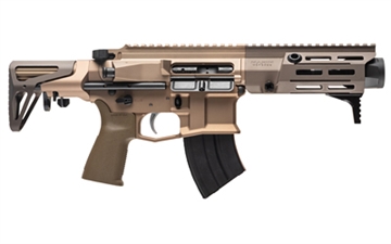Picture of Maxim Defense Industries PDX, Semi-automatic SBR, 762X39, 5.5" Barrel, Flat Dark Earth (Arid), Maxim Defense Hatebrake, SCW Stock System, ALG Combat Trigger, 20Rd MXM-47804
