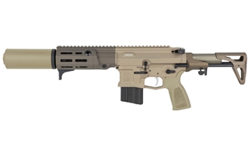 Picture of Maxim Defense Industries PDX-SD, Semi-automatic Rifle, SBR, 556NATO, 5.5" Barrel, Cerakote Finish, Flat Dark Earth (Arid), M-Lok Compatible Handguard, 30 Rounds, 1 Magazine, Includes DSX Suppressor MXM-49703