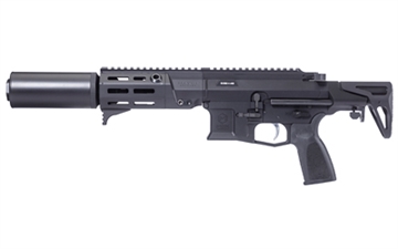 Picture of Maxim Defense Industries PDX-SD, Semi-automatic Rifle, SBR, 556NATO, 5.5" Threaded Barrel, Cerakote Finish, Black, 30 Rounds, 1 Magazine, Includes DSX Suppressor MXM-49704
