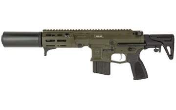Picture of Maxim Defense Industries PDX-SD, Semi-automatic Rifle, SBR, 556NATO, 5.5" Threaded Barrel, Cerakote Finish, Olive Drab Green, 30 Rounds, 1 Magazine, Includes DSX Suppressor MXM-49100