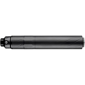 Picture of Maxim Defense Industries PRS-338, Suppressor, 338 Caliber, Aluminum Construction with Grade 5 Titanium Thread Insert, Anodized Finish, Black MXM-48212