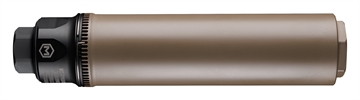 Picture of MAXIM DEFENSE INDUSTRIES LLC SUPPRESSOR DSX 556 HD FDE GRADE 5 TITANIUM TUBE - 17:4 STAINLESS STEEL CORE - HUB COMPATIBLE - DIRECT THREAD - 1/2X28 - MXM-48367 MXM-48367