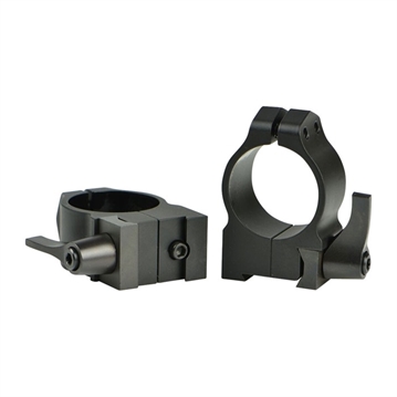 Picture of Warne Mfg. Company 30MM HIGH (1.125'') 16MM DOVETAIL RINGS, BLACK 15B1LM