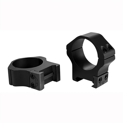 Picture of Warne Mfg. Company 1'' LOW HORIZONTAL RINGS MATTE BLACK 500M