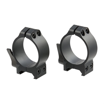 Picture of Warne Mfg. Company 34MM LOW (0.25'') QD RINGS BLACK 220LM
