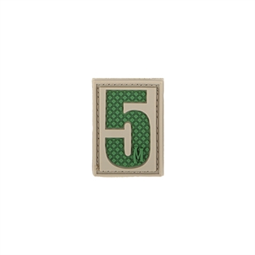 Picture of Maxpedition Number 5 Morale Patch NUM5A