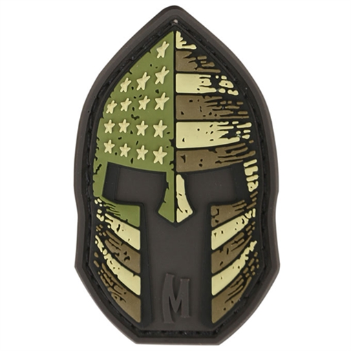 Picture of Maxpedition Stars and Stripes Spartan Helmet Morale Patch SPRTA