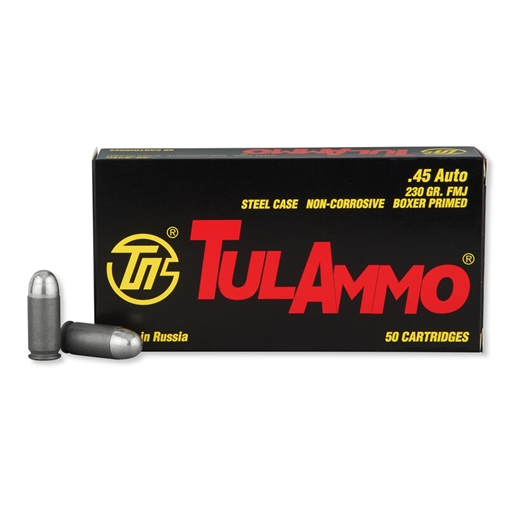 Picture of Maxxtech Essential Steel Handgun Ammunition .45 ACP 230 gr FMJ 850 fps 50/ct ES452300