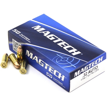 Picture of MAXXTech Pistol Ammo 7.65 Browning/32 Auto 71 gr. FMJ 50 rd. PTGB32B