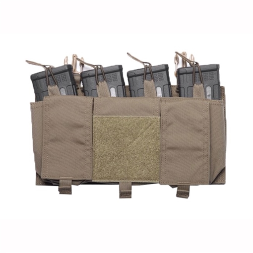 Picture of Velocity Systems MAYFLOWER QUAD 5.56 SWIFT-CLIP PLACARD GP COYOTE BROWN MF-Q556PLAC-CB