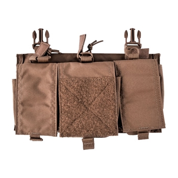 Picture of Velocity Systems MAYFLOWER TRIPLE 7.62 SWIFT-CLIP PLACARD GP COYOTE BROWN VS-TRI7.62PLAC-CB