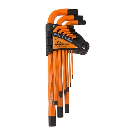 Picture of Mayhew Steel 9PC SAE TWISTED HEX KEY ALLEN SET 45052