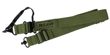 Picture of McLean Corp Ranger Green Dynamic Retention Sling QD Swivel MCL-DRSQD004