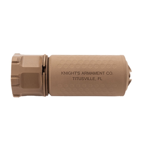 Picture of Knights Armament MCQ-2 5.56 NATO QD RIFLE SUPPRESSOR W/FLASH HIDER FDE 123993-FDE