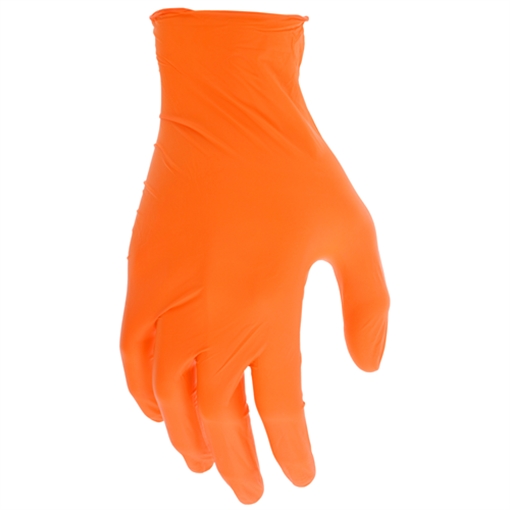 Picture of MCR Safety 3.5mil Econ, PF, NBR, Orange 60035OXL
