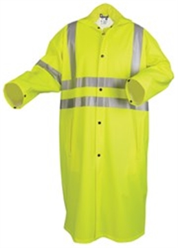 Picture of MCR Safety ANSI 107 Class 3 Hi Vis Lime Waterproof 518CXL