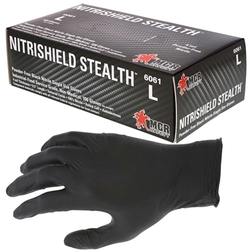 Picture of MCR Safety BLK NBR 4 mil disp 6061L