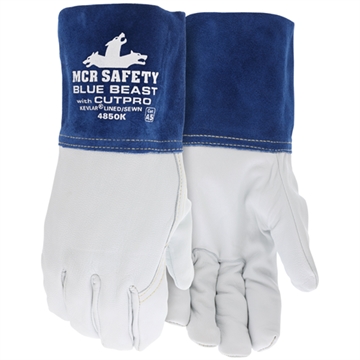 Picture of MCR Safety Grain Goat Kevlar Lined MigTig Gloves 4850KL