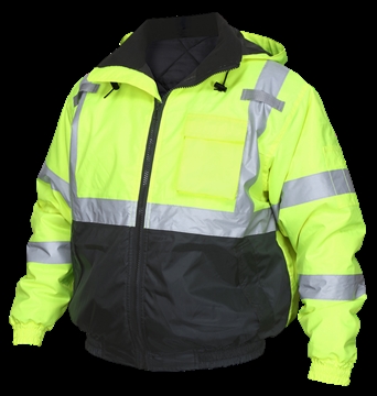 Picture of MCR Safety Insulated Hi-Visibility Jacket Class 3 VBBQCL3LX2