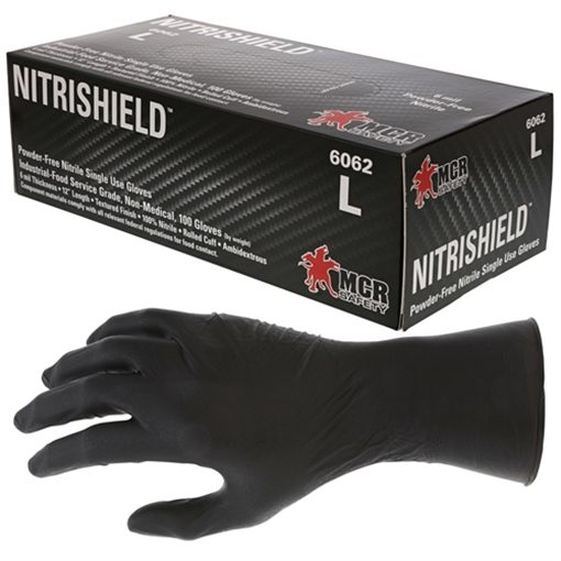 Picture of MCR Safety Nitri-Stealth Black Nitrile 6062XL