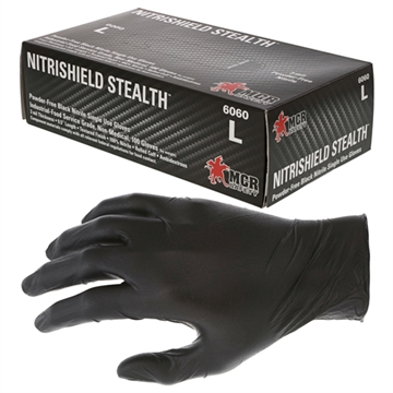 Picture of MCR Safety Nitri-Stealth Black Nitrile 6060L
