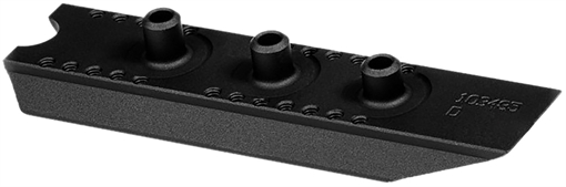 Picture of Mdt Sporting Goods Inc 103486BLK ARCA Foregrip Black Type 3 Hard Anodized Aluminum 103486BLK 103486-BLK