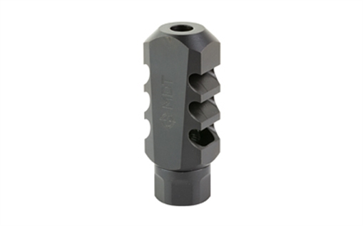 Picture of Mdt Sporting Goods Inc Elite Muzzle Brake 30 Cal (7.62mm), Black Steel, 3 Port, 5/8"-24 tpi 103516BLK