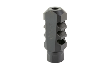 Picture of Mdt Sporting Goods Inc Elite Muzzle Brake 30 Cal (7.62mm), Black Steel, 3 Port, 5/8"-24 tpi 103516BLK