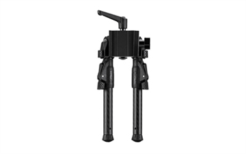 Picture of MDT GRND-POD Bipod, Height Adjustable, Four Locking Positions (0, 50, 80, and 180 Degrees), M-LOK Attachment Interface, Aluminum Core, Carbon Fiber Legs, Matte Finish, Black 107771-BLK