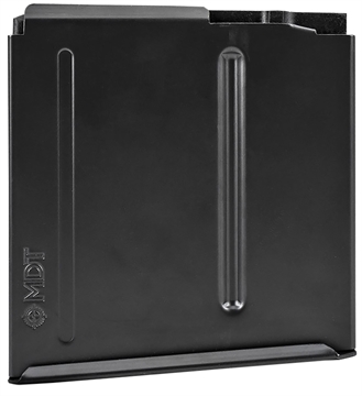 Picture of MDT Magazine, 338 Lapua Magnum, 5 Rounds, Fits Long Action 3.85" AICS Pattern, Black 102089-BLK 102089BLK