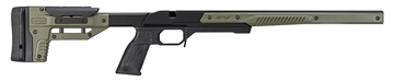 Picture of Mdt Sporting Goods Inc Oryx Chassis OD Green/Black Aluminum, Adj. Cheekrest, M-LOK Forend, AR-Style Grip, Barricade Stop, AICS Mag Compatible, Fits Short Action Ruger American 103725ODG
