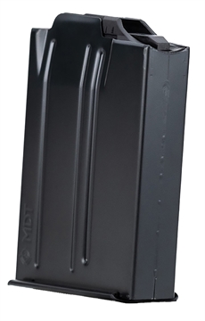 Picture of Mdt Sporting Goods Inc AICS Magazine 10rd Extended 223 Rem Black Steel w/ Polymer Extended Feed Lips 104760BLK
