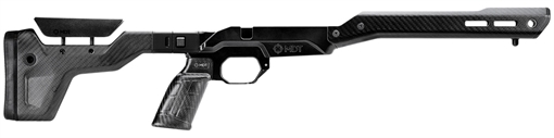 Picture of Mdt Sporting Goods Inc HNT26 Chassis Carbon Fiber Furniture, Aluminum Base, Folding Stock with Adj. Cheekrest, M-LOK Forend, QD Sling Mounts, AR-Style Grip Fits Short Action Remington 700 104999BCF