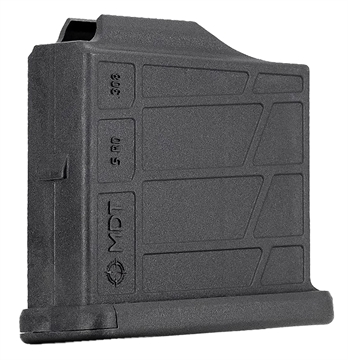 Picture of MDT Magazine, Polymer, 308 Winchester/6.5 Creedmoor, 5 Rounds, Black, Fits Short Action AICS Pattern 105026-BLK 105026BLK