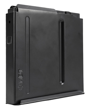 Picture of Mdt Sporting Goods Inc AICS Magazine 5rd Extended 300 PRC Long Action Magnum (CIP 3.80" L) Black Steel 105123BLK