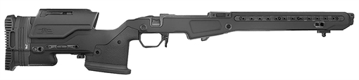 Picture of Mdt Sporting Goods Inc JAE-700 G4 Black Anodized Aluminum, Adj. Cheekrest, Interchangeable Grips, Full Length M-LOK Rail, Adj. Mag Well, Removable Panels, Rubber Palm Rest, QD Sling Cups 105379BLK