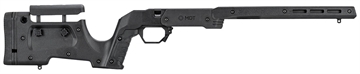 Picture of Mdt Sporting Goods Inc XRS Chassis Black Aluminum Core with Polymer Panels, Adj. Cheekrest, M-LOK Forend, Interchangeable Grips, Fits Tikka T1X 105524BLK